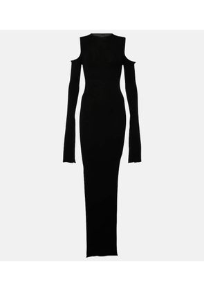 Rick Owens Knitted virgin wool maxi dress