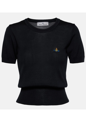 Vivienne Westwood Bea wool and silk top