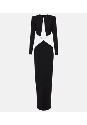 Monot Cutout crepe maxi dress