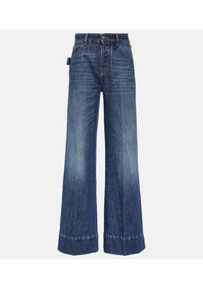 Bottega Veneta High-rise wide-leg jeans