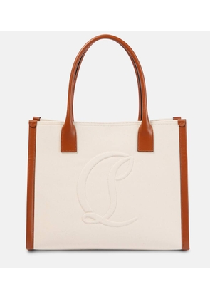 Christian Louboutin By My Side E/W Large canvas tote bag