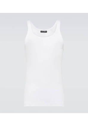 Dolce&Gabbana Cotton jersey tank top