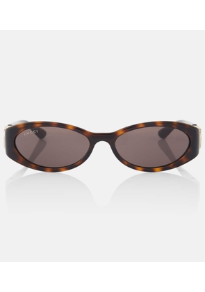Gucci Interlocking G oval sunglasses