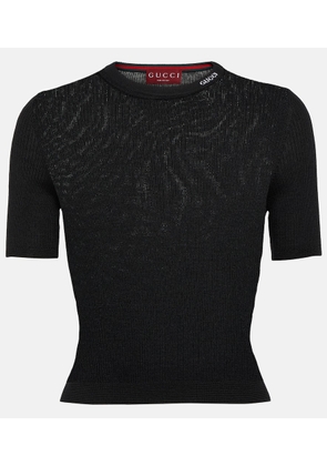 Gucci Wool and silk sweater