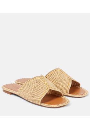 Clergerie Ineni raffia slides