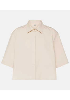 Toteme Jacquard striped cotton shirt