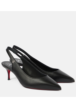 Christian Louboutin Sporty Kate 55 leather slingback pumps