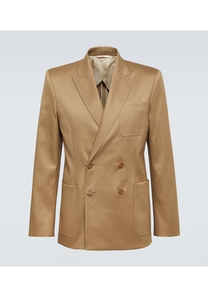 Valentino VLogo Signature cotton satin blazer