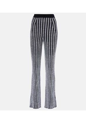 Missoni Chevron lame flared pants
