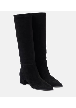 Gianvito Rossi Suede knee-high boots