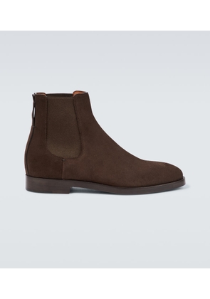 Zegna Suede Chelsea boots