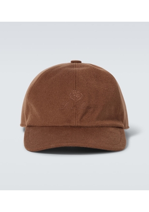 Loro Piana Cashmere velvet baseball cap