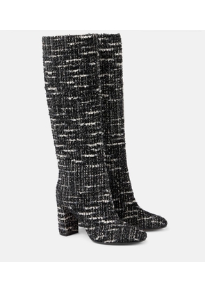 Gianvito Rossi Boucle knee-high boots
