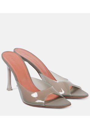 Amina Muaddi Alexa Glass 95 PVC mules