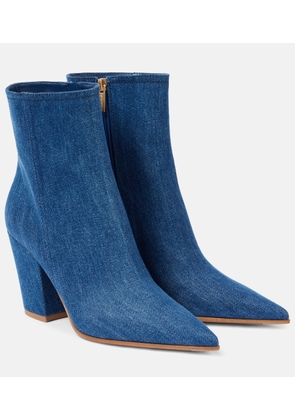 Gianvito Rossi Keinna 85 denim ankle boots