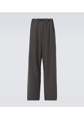 Balenciaga Pinstripe wide-leg pants