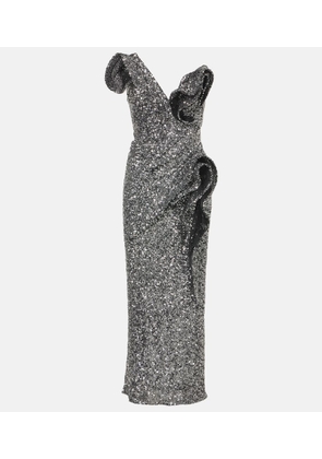 Maticevski Spellbind embellished strapless gown