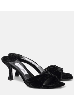 Jimmy Choo Skye 70 velvet mules