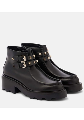 Valentino Garavani Rockstud leather ankle boots