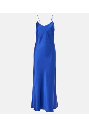 Asceno Lyon silk charmeuse slip dress