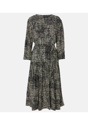 Proenza Schouler Harlow printed crepe midi dress