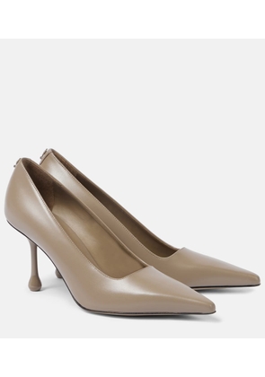 Jimmy Choo Ixia 80 leather pumps