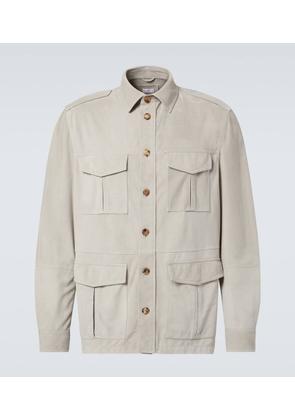 Brunello Cucinelli Suede overshirt