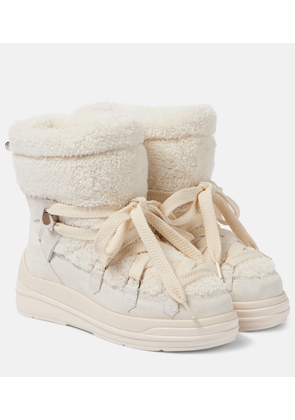Moncler Insolux suede-trimmed snow boots