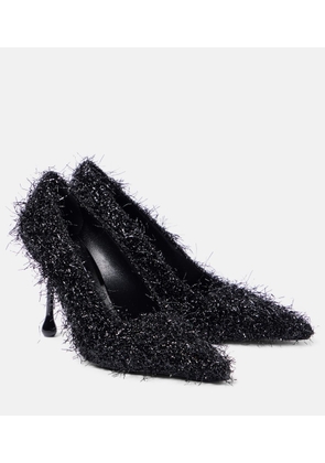 Jimmy Choo Ixia 95 tinsel pumps