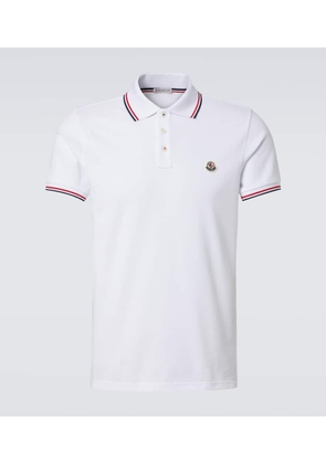 Moncler Logo cotton pique polo shirt