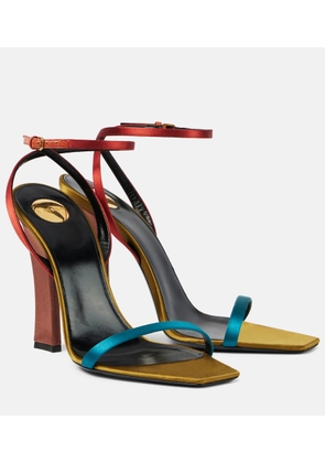 Saint Laurent Dominique 110 crepe satin sandals