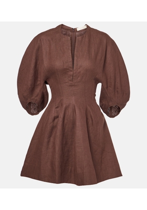 Faithfull Poet linen minidress