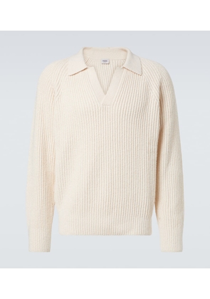 Tod's Ribbed-knit cotton polo sweater