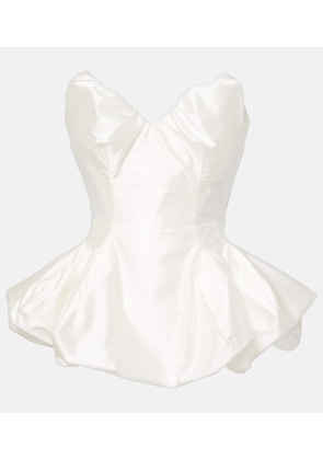Vivienne Westwood Bridal Raven peplum satin corset