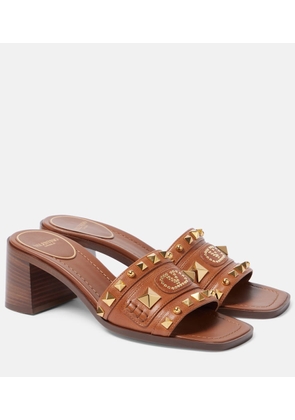 Valentino Garavani Plaster Caster 60 studded leather mules