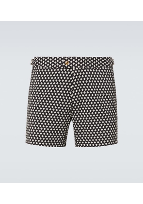 Tom Ford Checked swim trunks