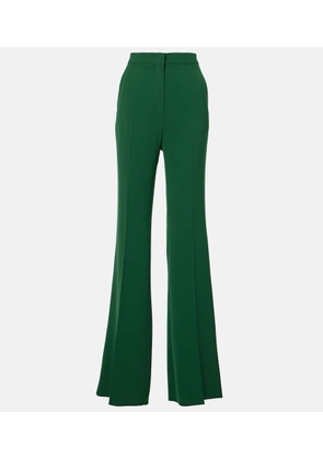Max Mara Cosmo high-rise cady straight pants