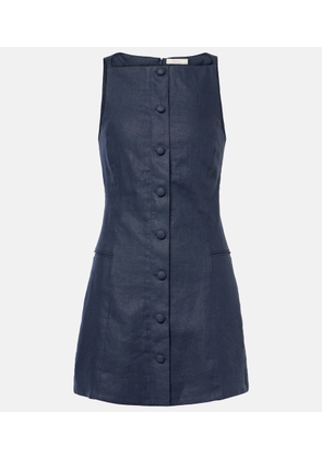 Faithfull Ambra linen minidress