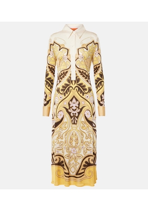 La DoubleJ Perry printed midi dress