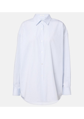 The Row Caster striped cotton poplin shirt
