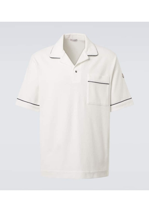 Moncler Archivio cotton terry polo shirt