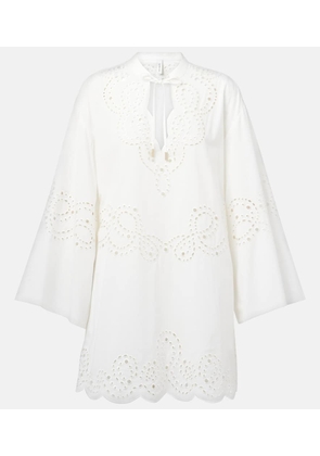 Simkhai Sarina broderie anglaise minidress