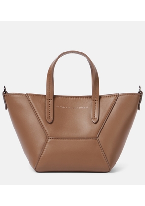 Brunello Cucinelli Duo Small leather tote bag