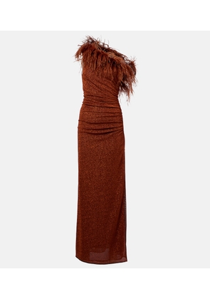 Oseree Lumiere Plumage maxi dress