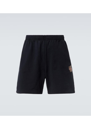 Balenciaga Logo cotton fleece shorts