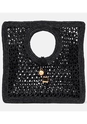 Jacquemus The Spiaggia Small raffia basket bag