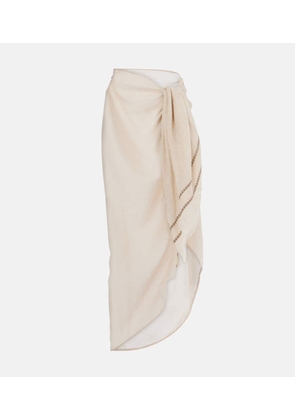 Loewe Anagram cotton beach cover-up