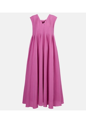 ワンピース MAX MARA 'S 'Piega' dress Blue Sleeveless poplin dress, cornflower blue | 