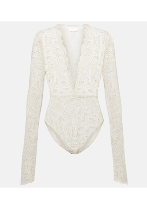 Alexandra Miro Ariella sheer lace bodysuit