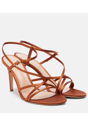 Gianvito Rossi 85 satin sandals